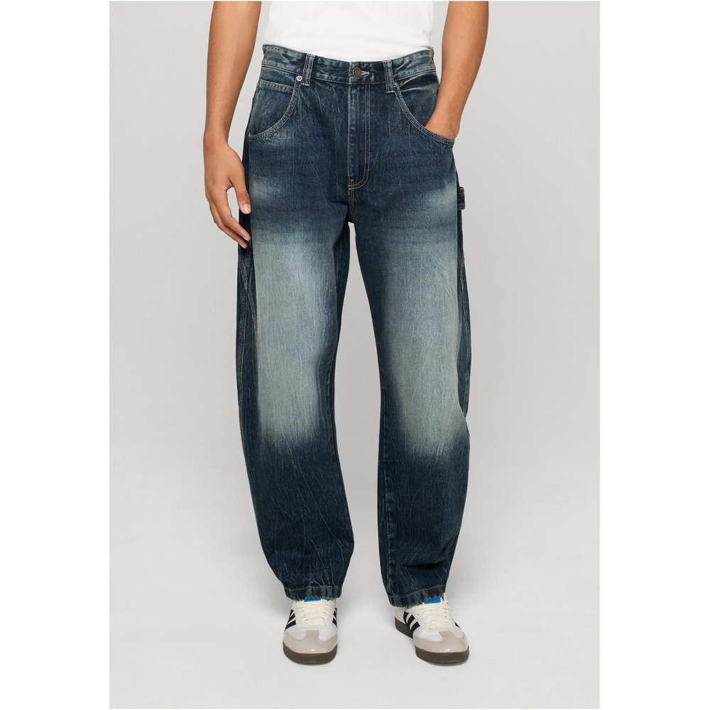 Urban Classics - Heavy Baloon Jeans Wide leg trousers - Blue